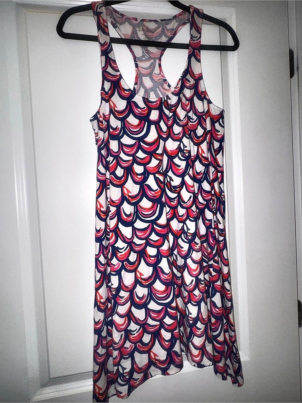 Lilly Pulitzer Monterey Tank Dress White & Blue Medium